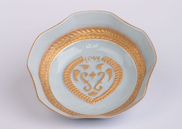 Porcelain Love Bowl (Ivory or French Blue) - Image 7