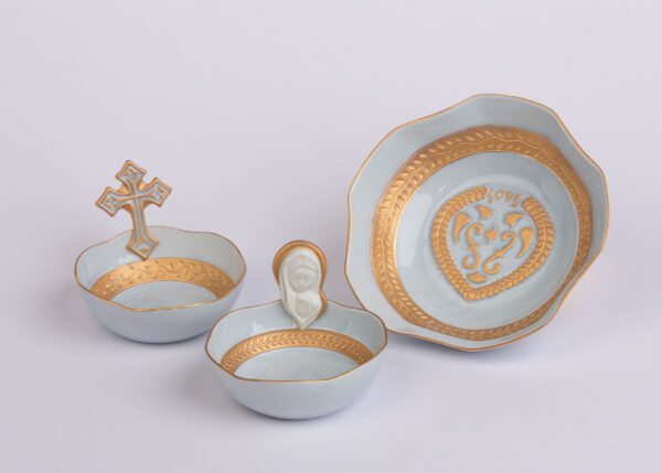 Porcelain Love Bowl (Ivory or French Blue) - Image 6