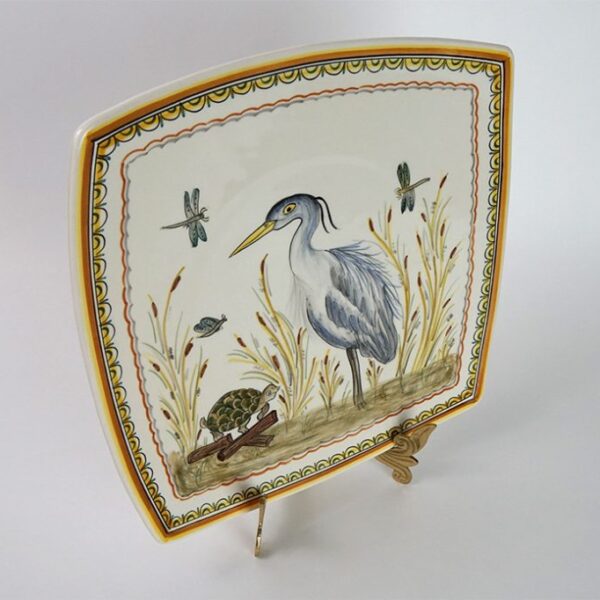 Blue Heron Serving Plate