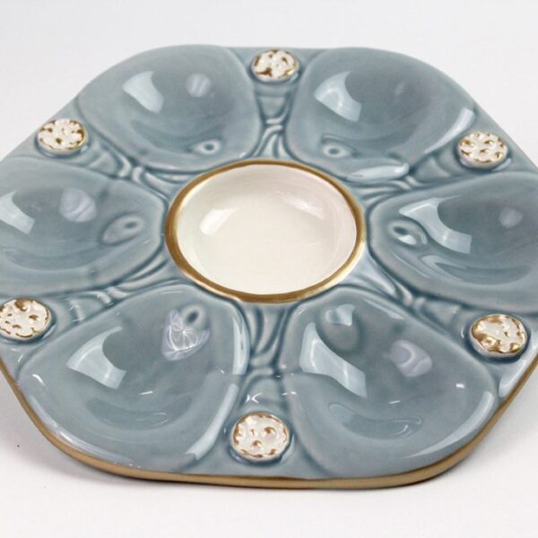 Oyster Plate (Sky Blue)