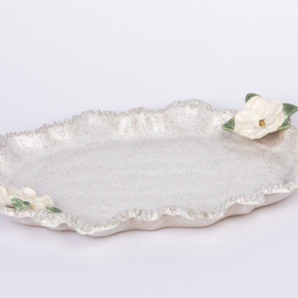 Magnolia Bloom Serving Tray