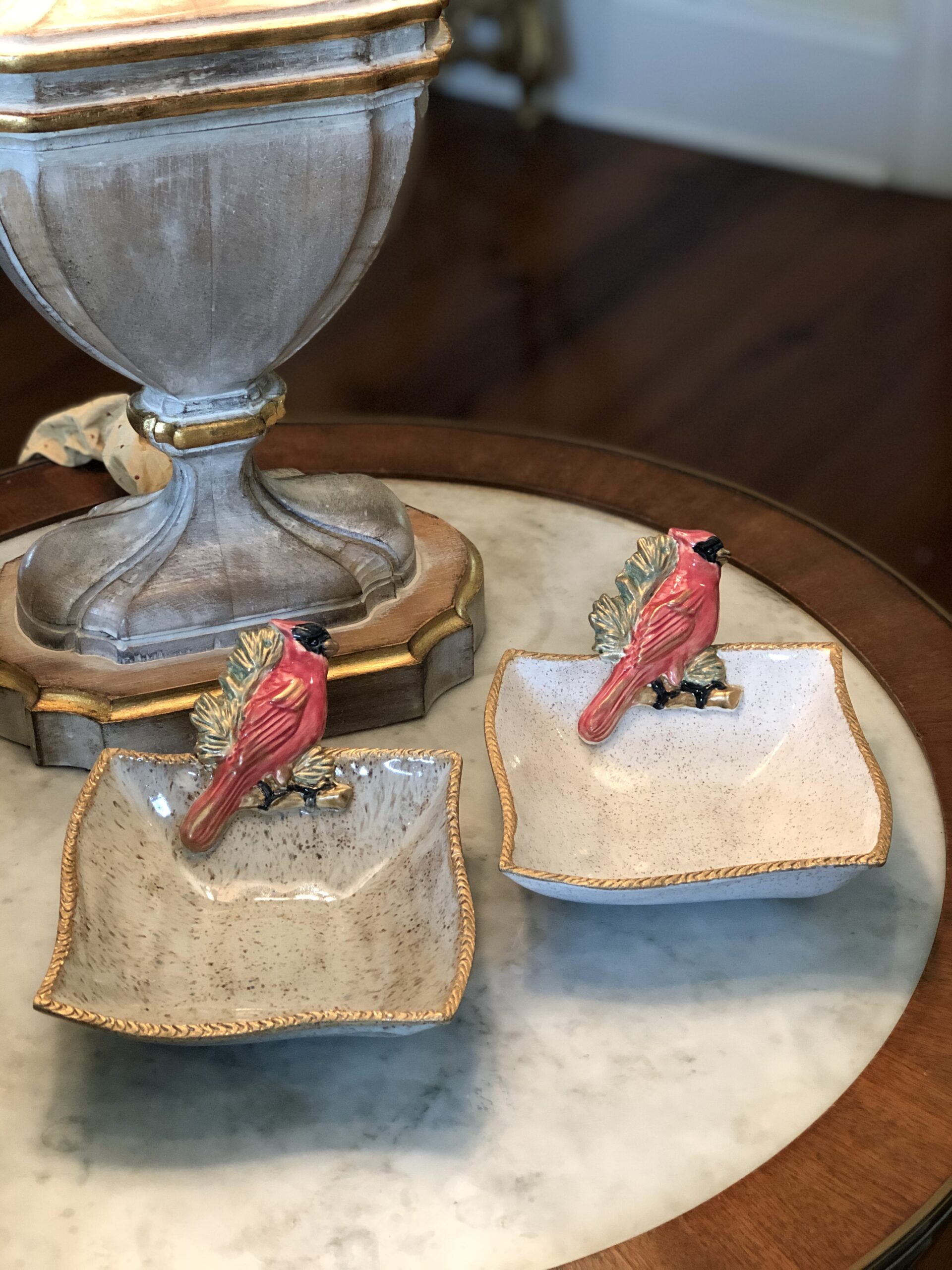 Large Cardinal Bowls